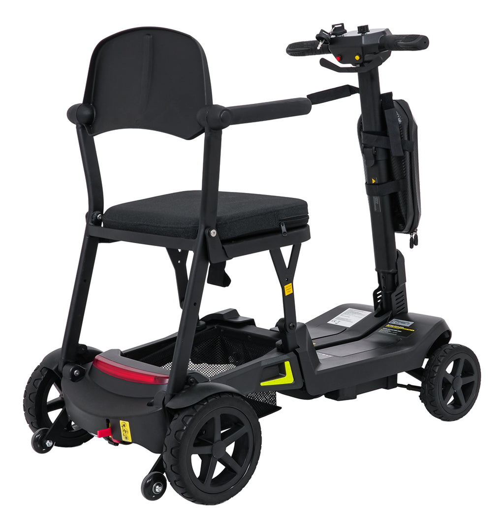 SeniorStar Black Four-Wheel Electric Scooter for Seniors