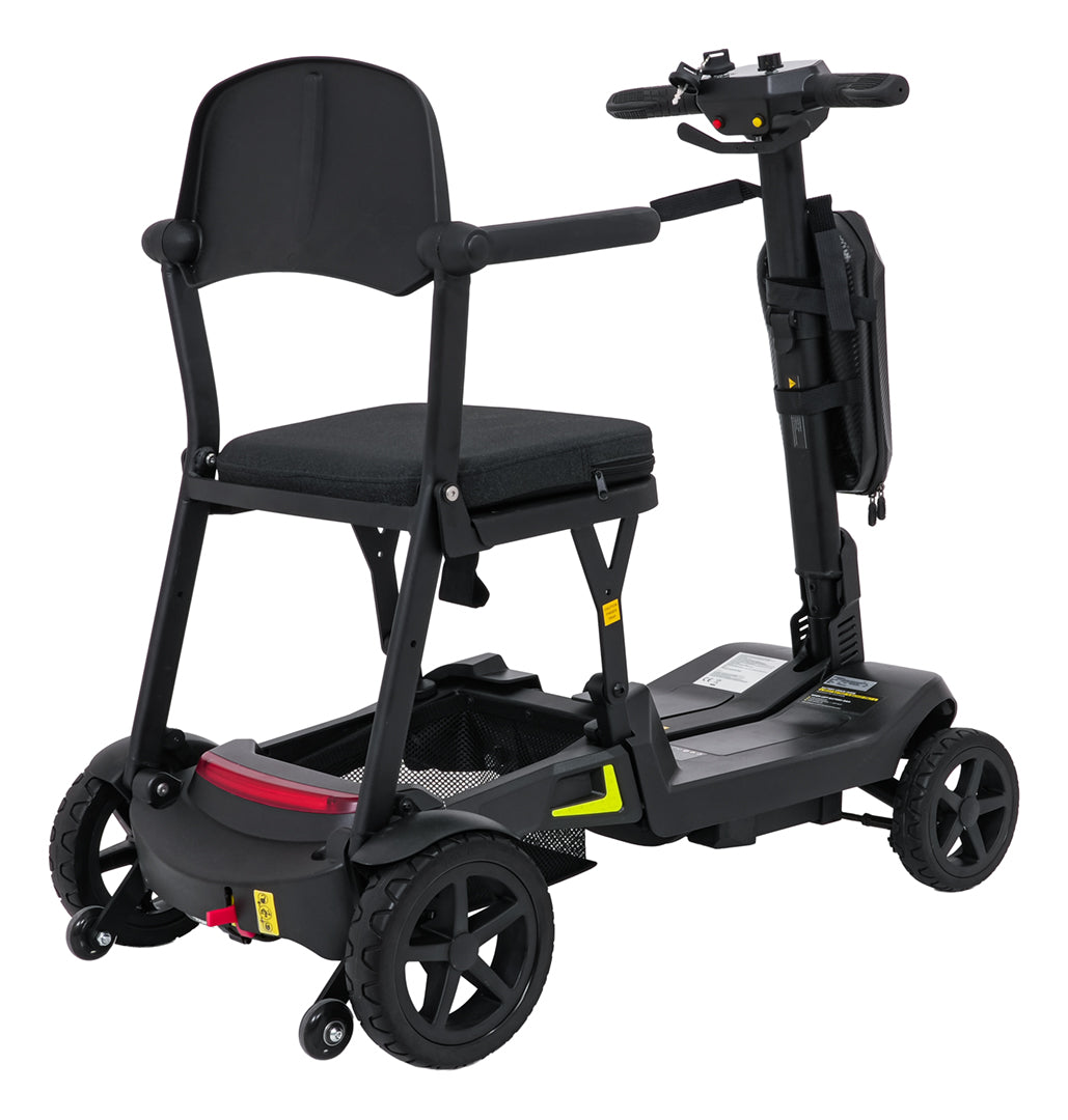 SeniorStar Black Four-Wheel Electric Scooter for Seniors