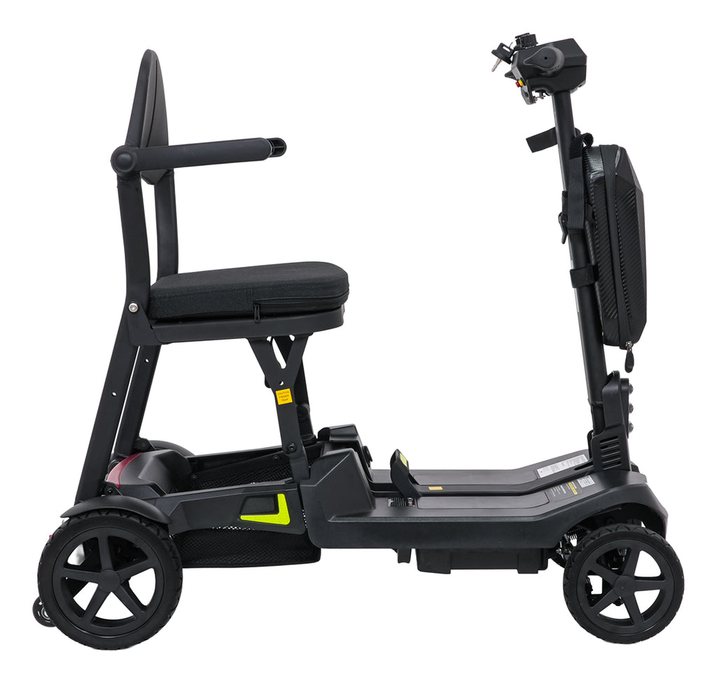 SeniorStar Black Four-Wheel Electric Scooter for Seniors