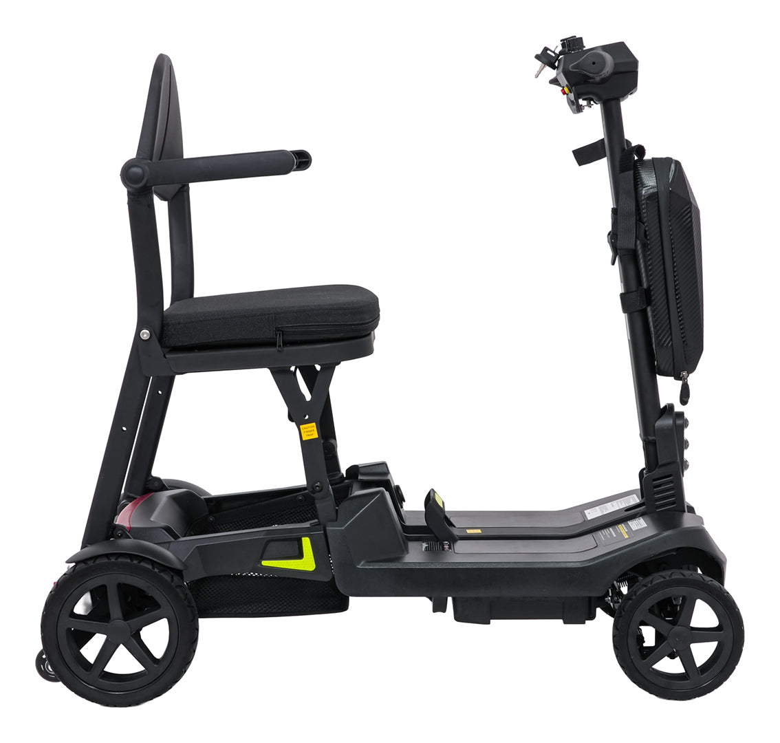 SeniorStar Black Four-Wheel Electric Scooter for Seniors