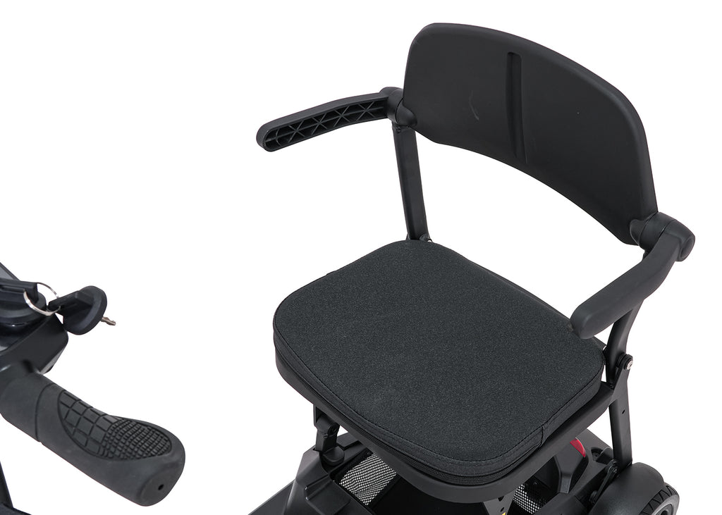 SeniorStar Black Four-Wheel Electric Scooter for Seniors