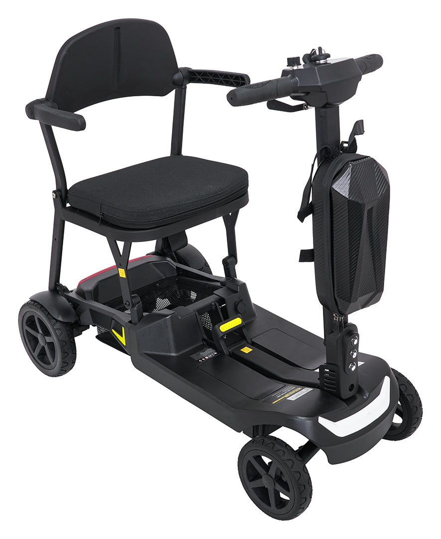 SeniorStar Black Four-Wheel Electric Scooter for Seniors