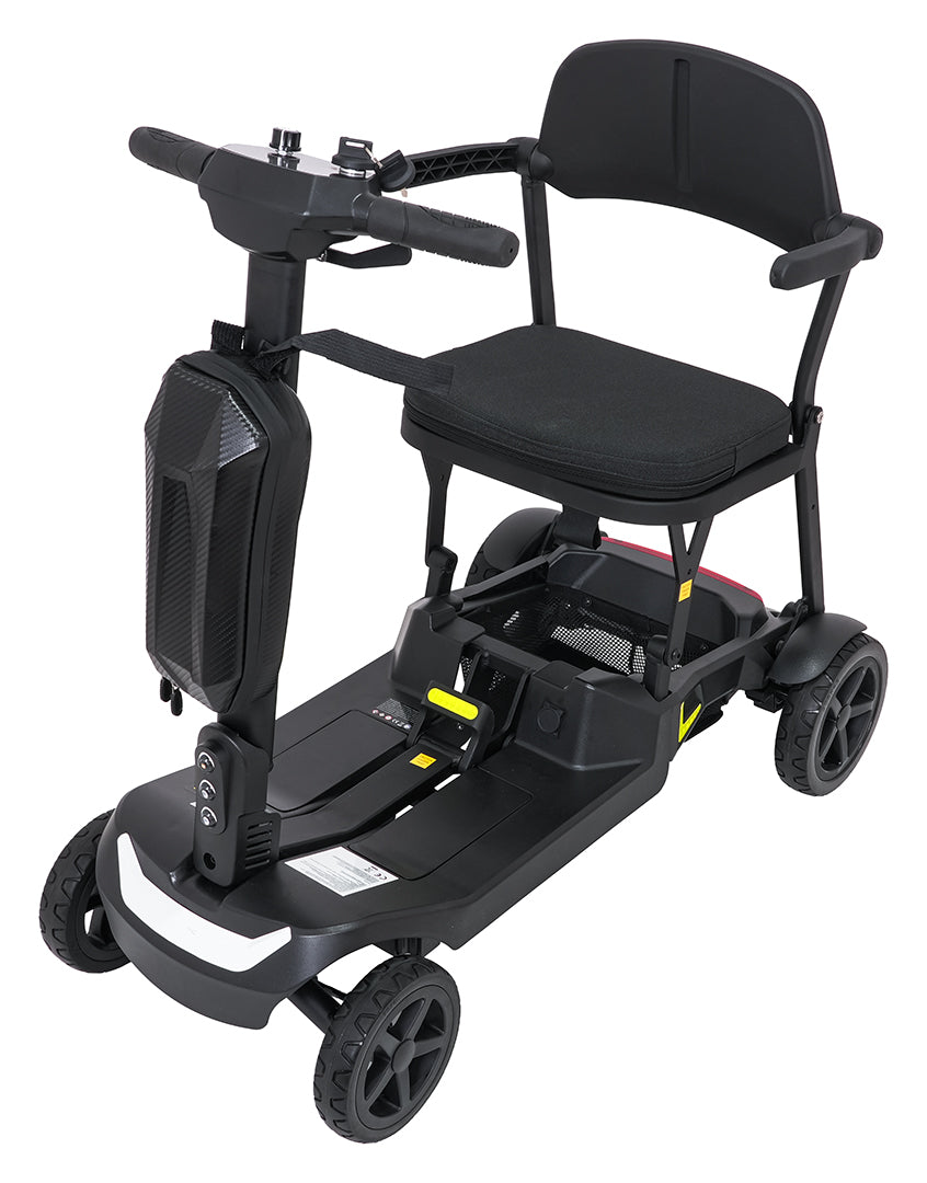 SeniorStar Black Four-Wheel Electric Scooter for Seniors