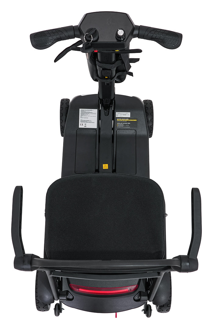 SeniorStar Black Four-Wheel Electric Scooter for Seniors