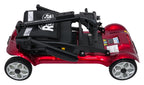 EasyGo Red Four-Wheel Electric Scooter for Seniors