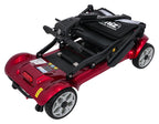 EasyGo Red Four-Wheel Electric Scooter for Seniors