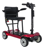 EasyGo Red Four-Wheel Electric Scooter for Seniors
