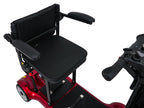 EasyGo Red Four-Wheel Electric Scooter for Seniors
