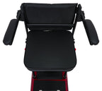 EasyGo Red Four-Wheel Electric Scooter for Seniors