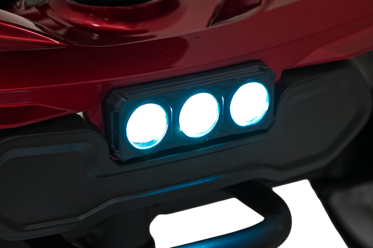 EasyGo Red Four-Wheel Electric Scooter for Seniors