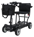 EasyGo Black Four-Wheel Electric Scooter for Seniors