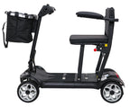 EasyGo Black Four-Wheel Electric Scooter for Seniors