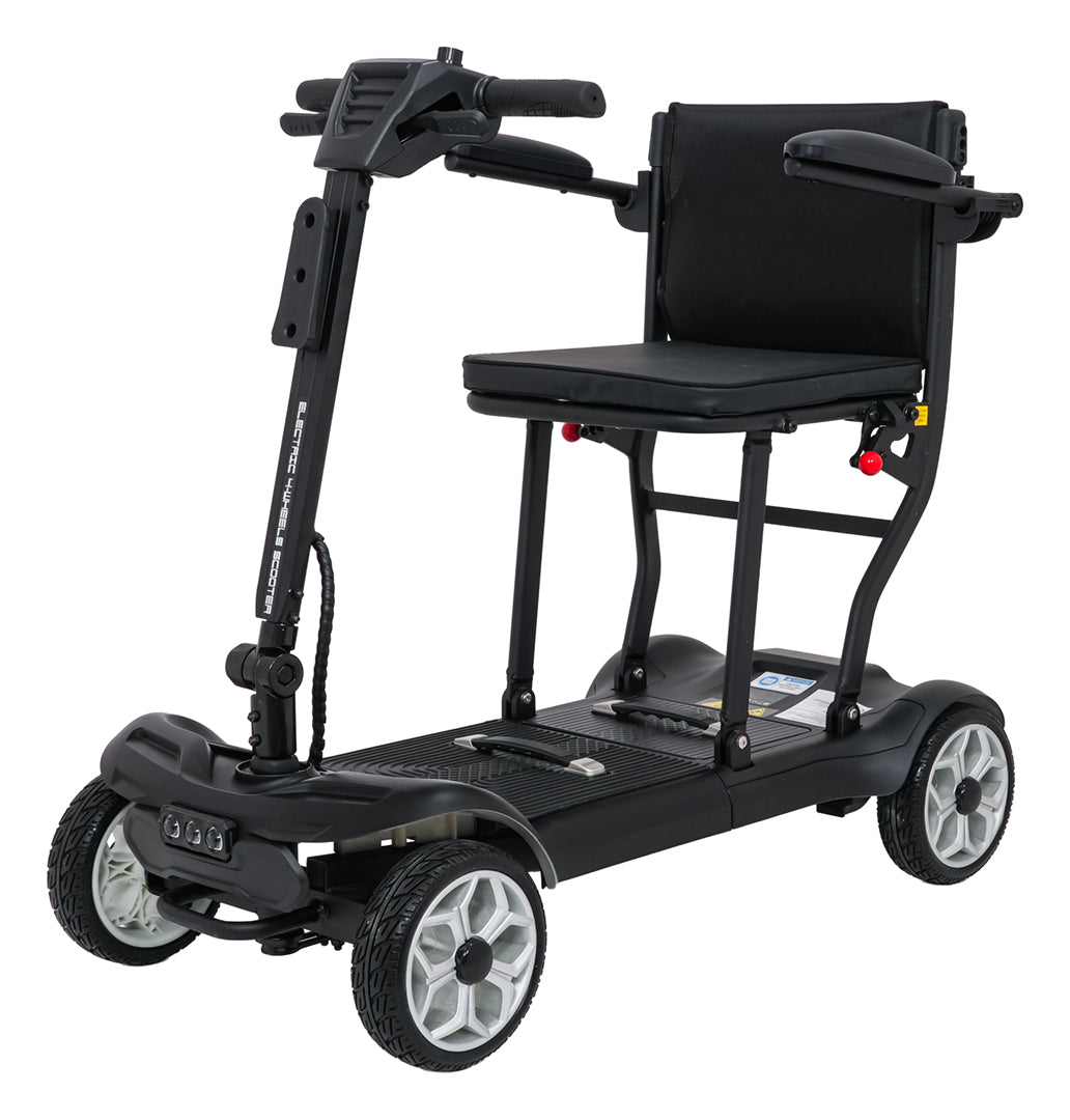 EasyGo Black Four-Wheel Electric Scooter for Seniors