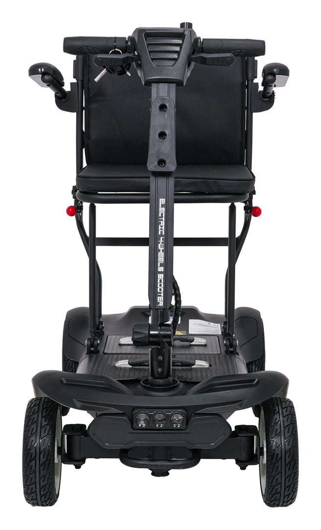 EasyGo Black Four-Wheel Electric Scooter for Seniors
