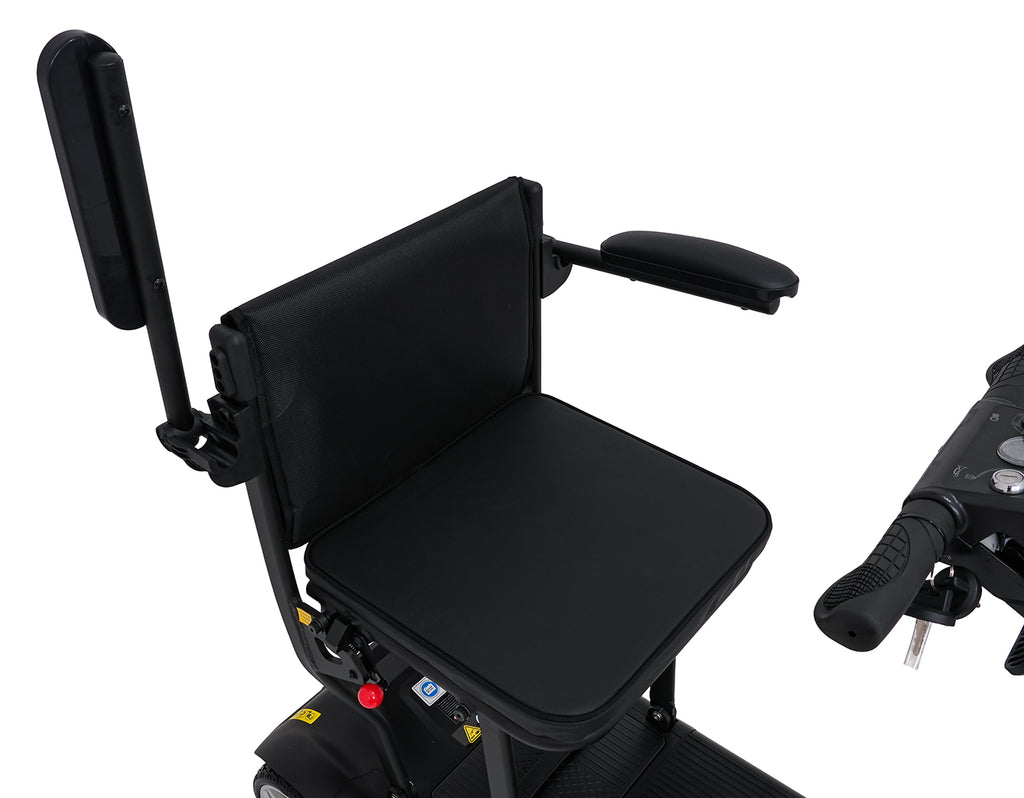 EasyGo Black Four-Wheel Electric Scooter for Seniors