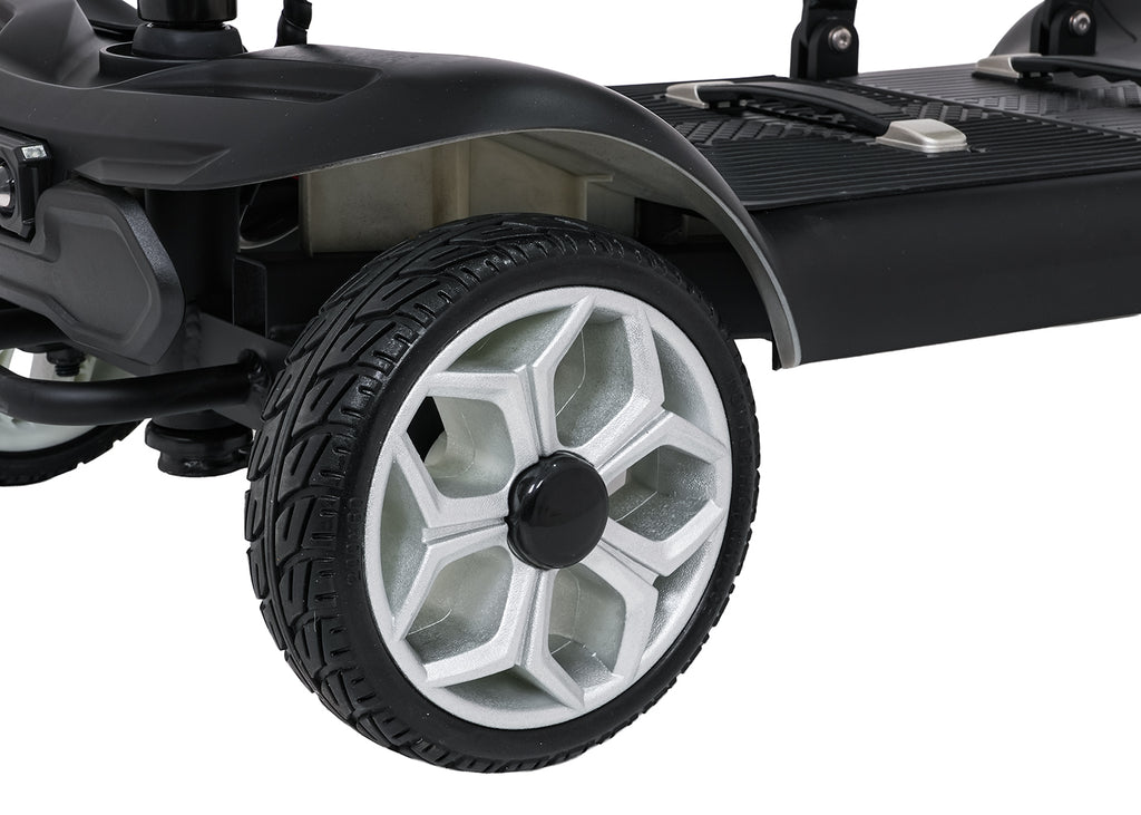 EasyGo Black Four-Wheel Electric Scooter for Seniors