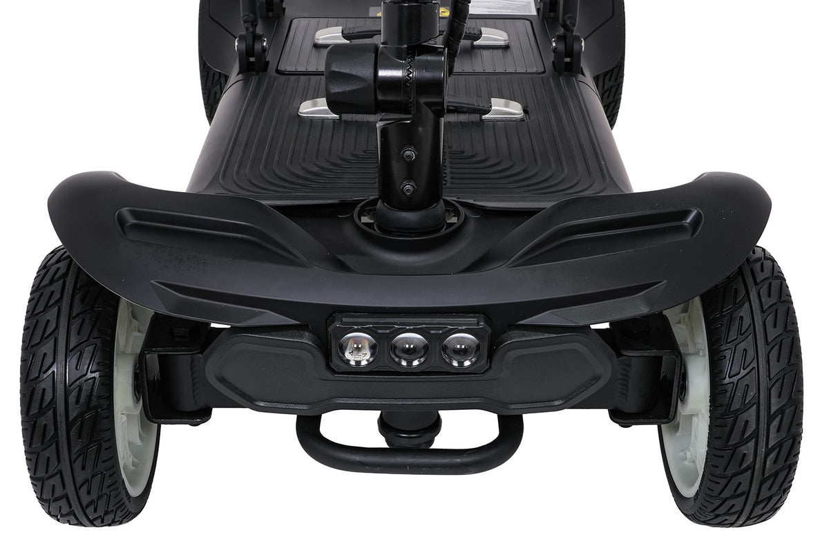 EasyGo Black Four-Wheel Electric Scooter for Seniors