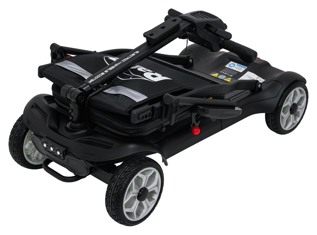 EasyGo Black Four-Wheel Electric Scooter for Seniors