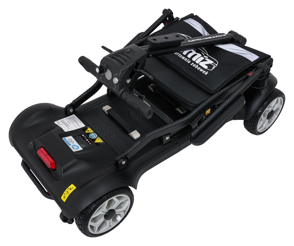 EasyGo Black Four-Wheel Electric Scooter for Seniors