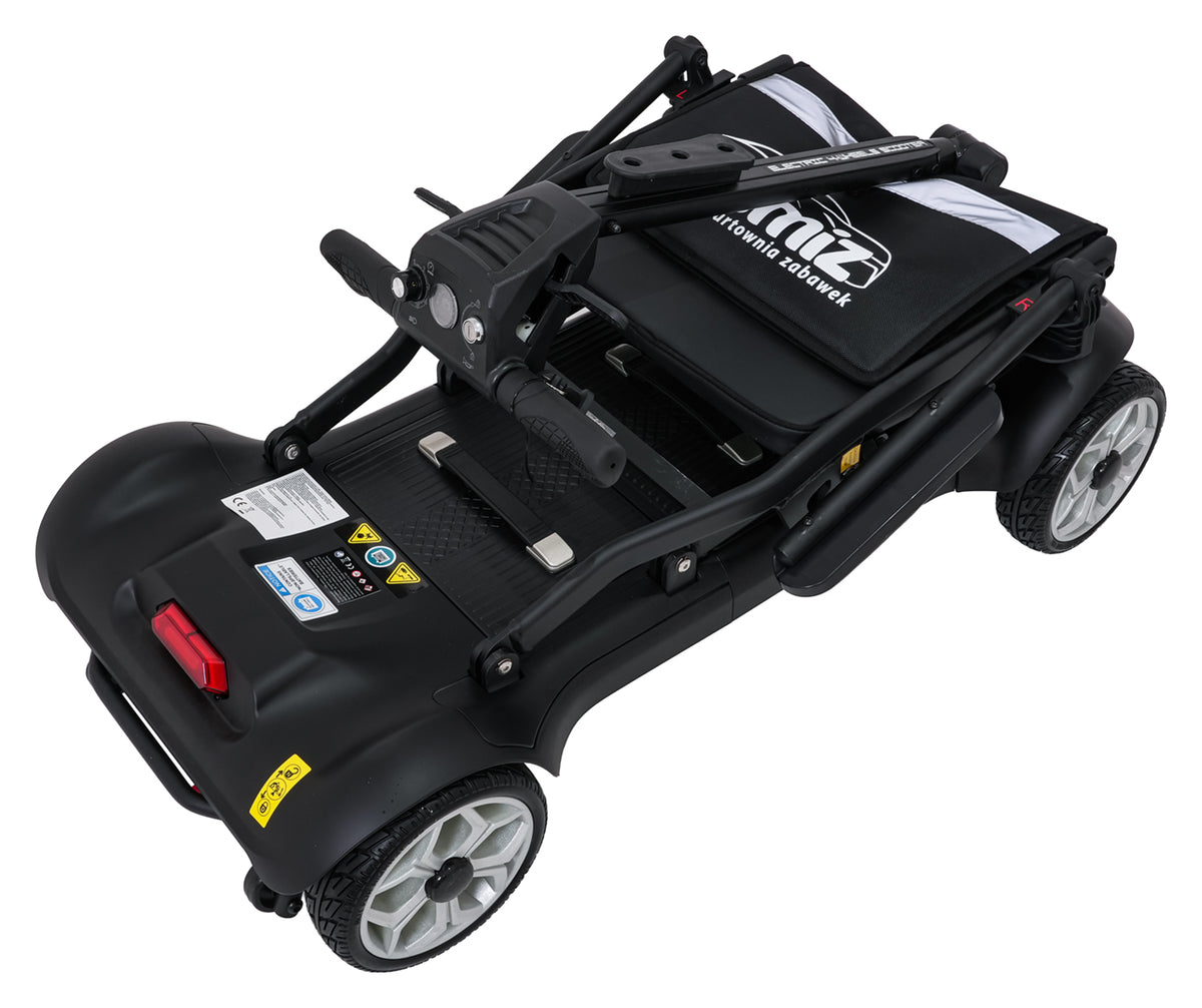 EasyGo Black Four-Wheel Electric Scooter for Seniors