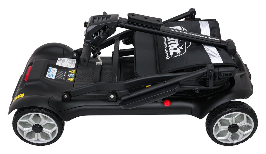 EasyGo Black Four-Wheel Electric Scooter for Seniors