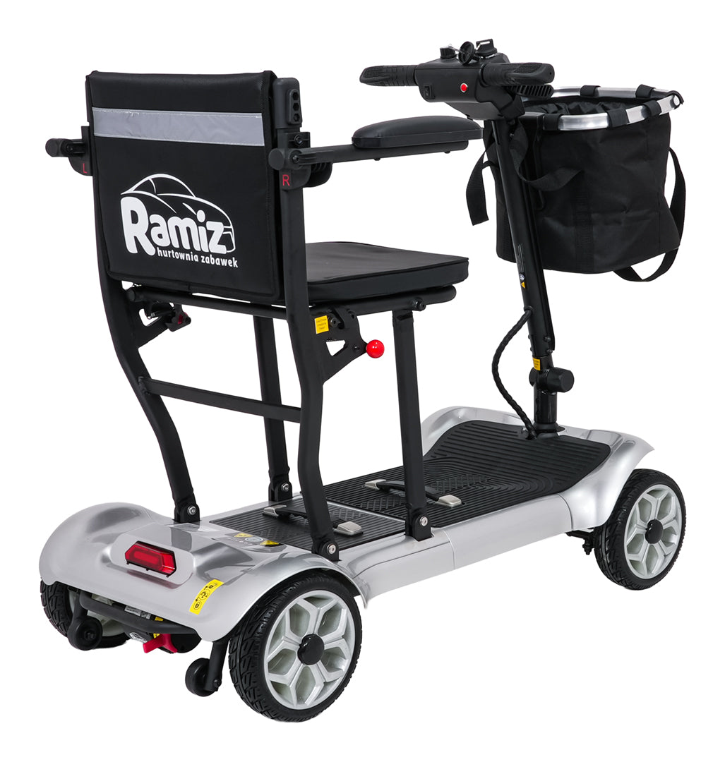 EasyGo Gray Four-Wheel Electric Scooter for Seniors