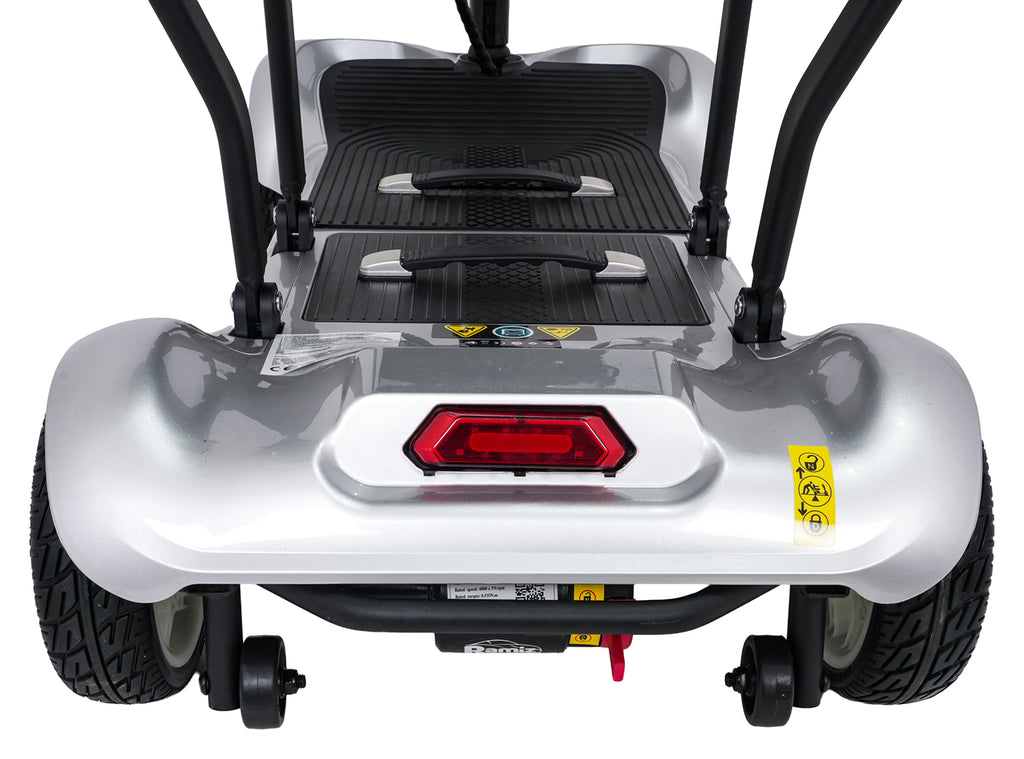 EasyGo Gray Four-Wheel Electric Scooter for Seniors