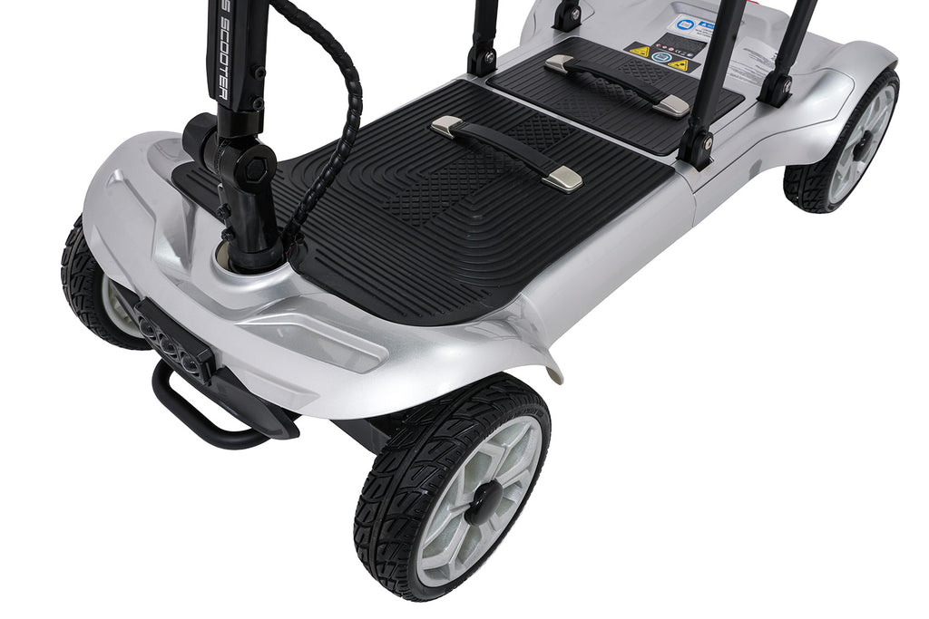 EasyGo Gray Four-Wheel Electric Scooter for Seniors