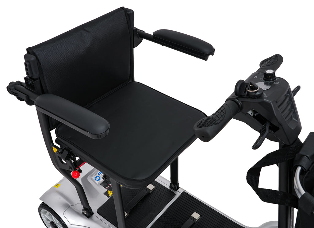 EasyGo Gray Four-Wheel Electric Scooter for Seniors