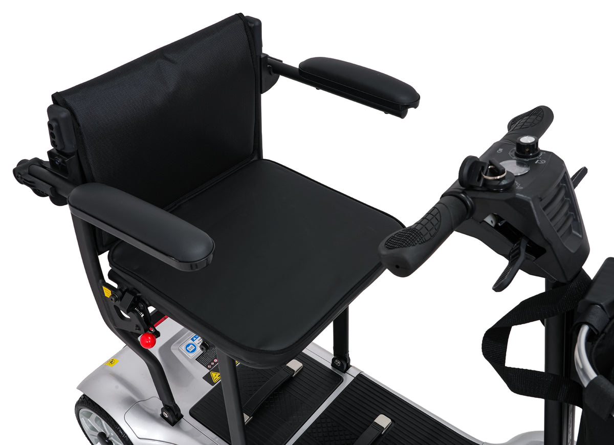 EasyGo Gray Four-Wheel Electric Scooter for Seniors