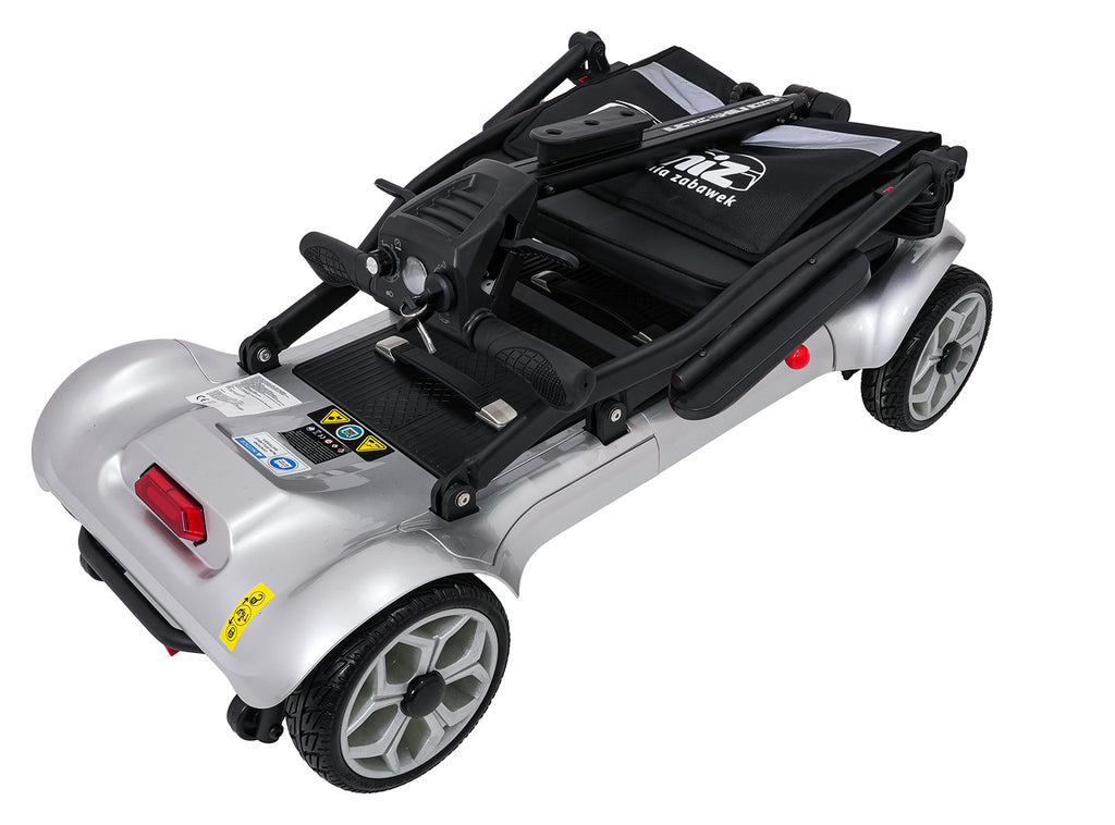 EasyGo Gray Four-Wheel Electric Scooter for Seniors
