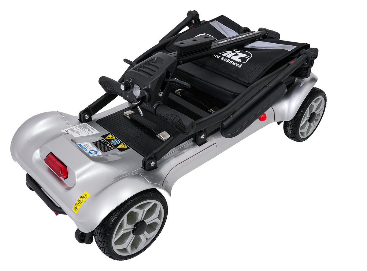 EasyGo Gray Four-Wheel Electric Scooter for Seniors