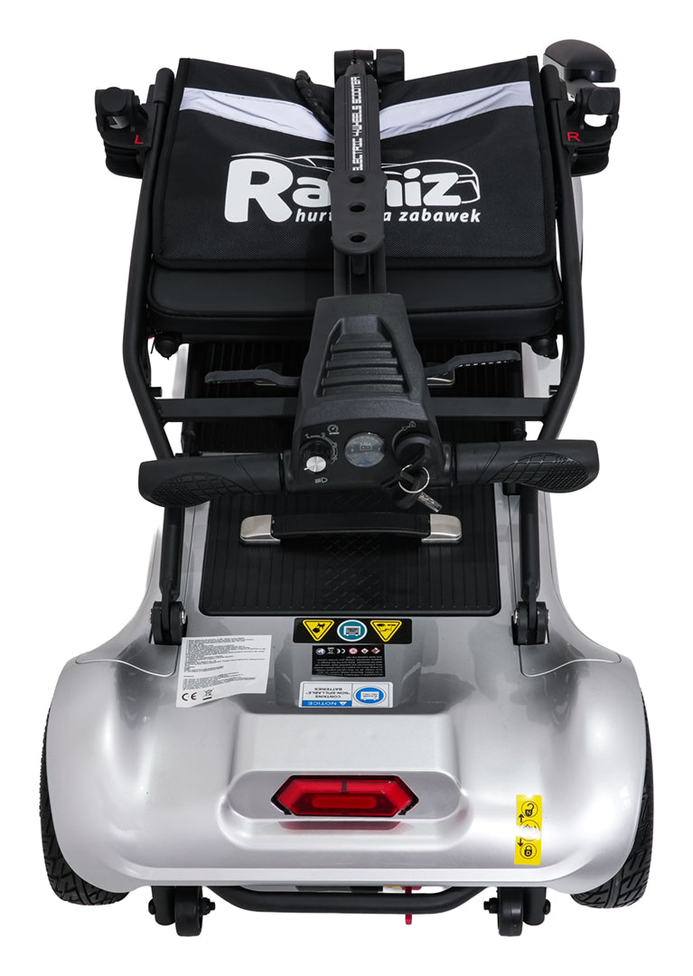 EasyGo Gray Four-Wheel Electric Scooter for Seniors