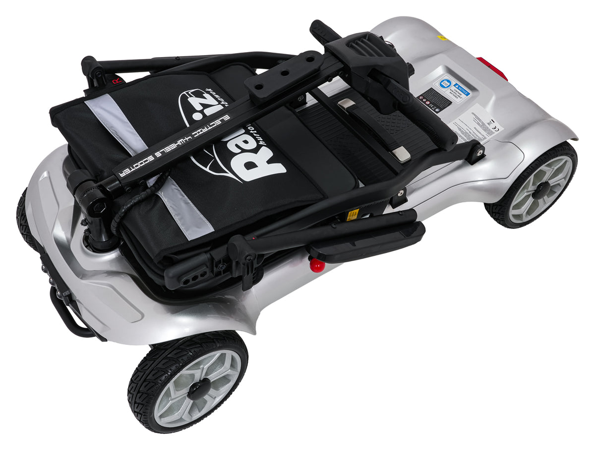 EasyGo Gray Four-Wheel Electric Scooter for Seniors