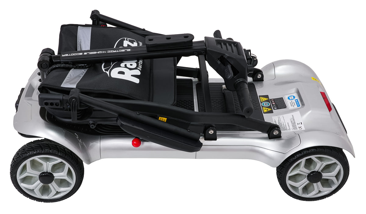 EasyGo Gray Four-Wheel Electric Scooter for Seniors