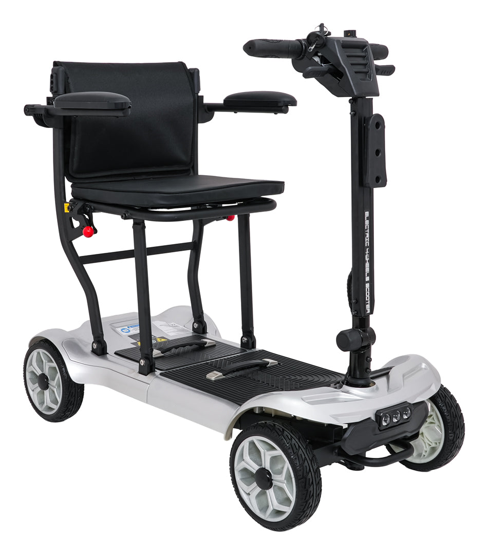 EasyGo Gray Four-Wheel Electric Scooter for Seniors