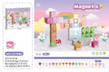 Magnetické stavebné kocky s osvetlením – 48 dielov – fotografia 1