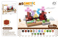 Magnetické stavebné kocky – 122 dielov – fotografia 1