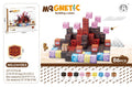 Magnetické stavebné kocky – 86 dielov – fotografia 1