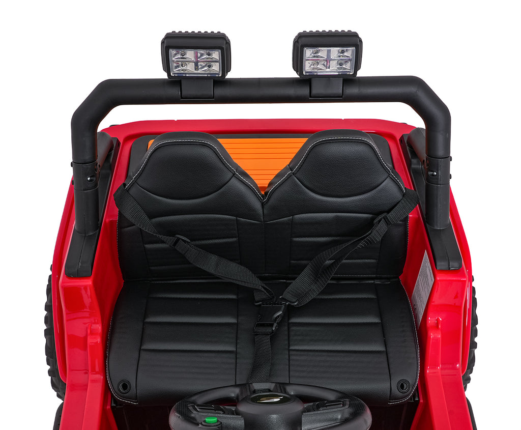 Elektrické autíčko Jeep Monster červená