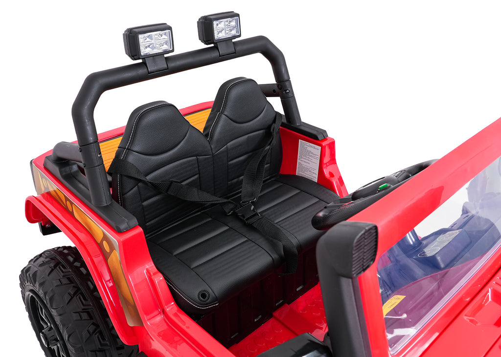 Elektrické autíčko Jeep Monster červená