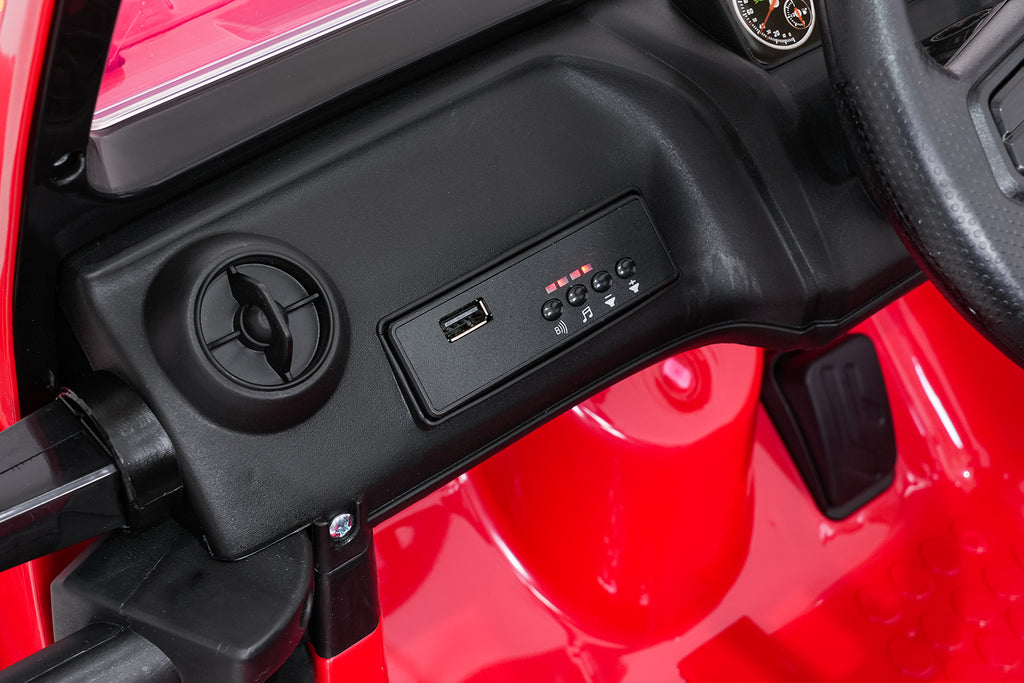 Elektrické autíčko Jeep Monster červená