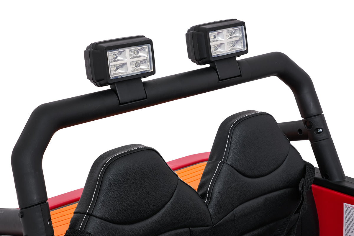 Elektrické autíčko Jeep Monster červená