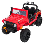 Elektrické autíčko Jeep Monster červená