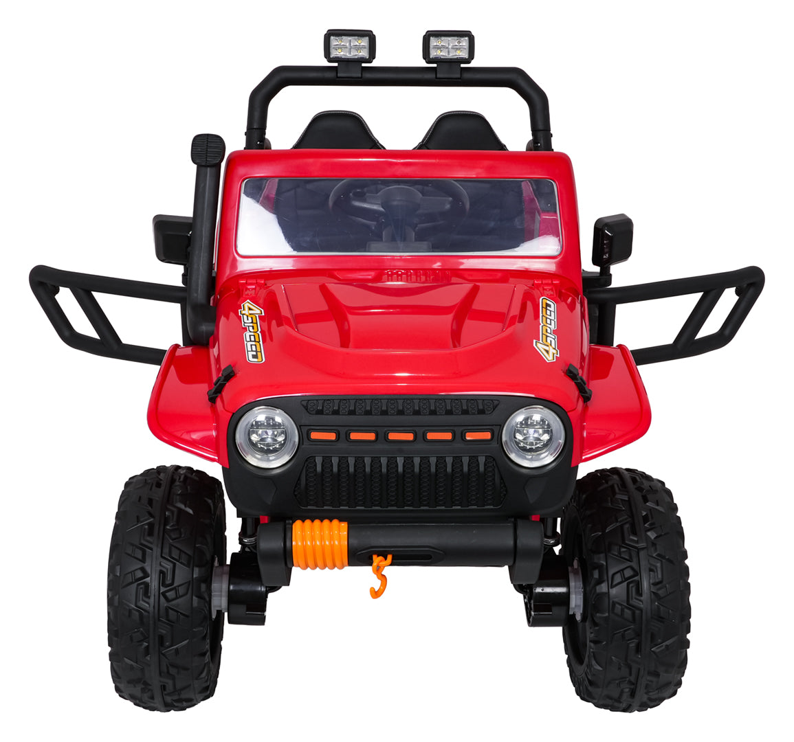 Jeep Monster Red Vehicle