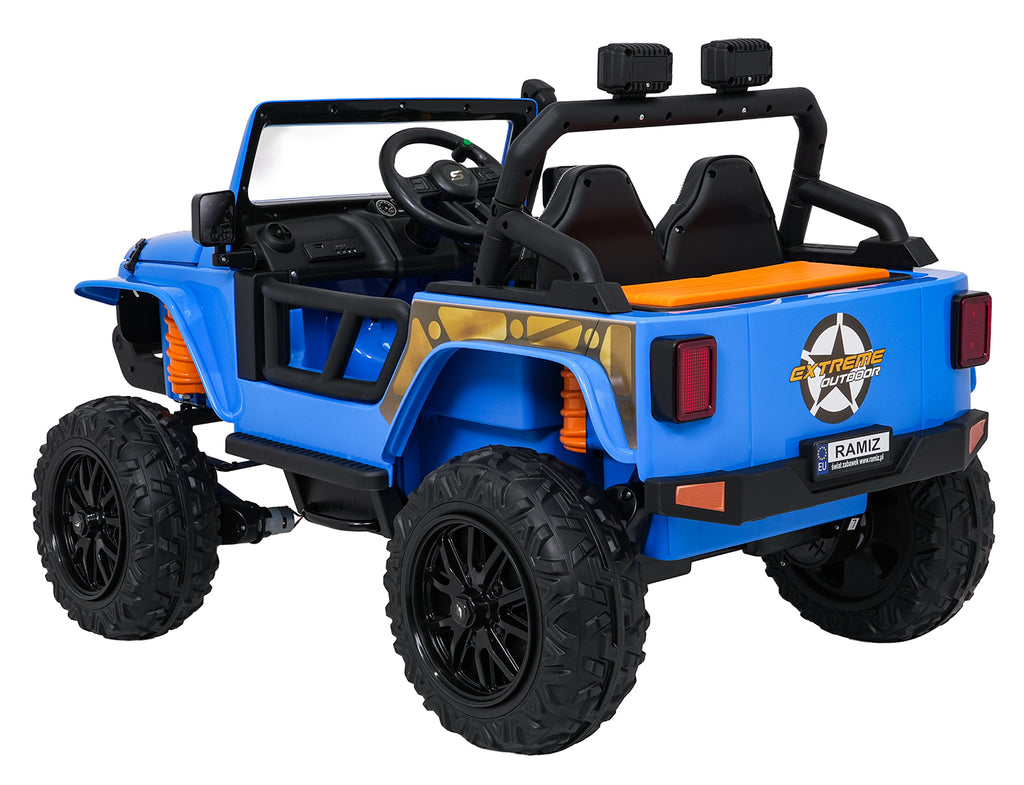 Elektrické autíčko Jeep Monster modrá