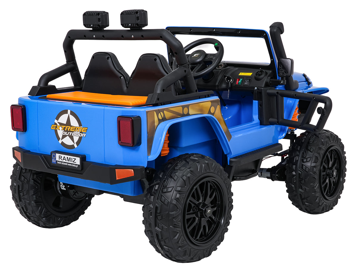 Elektrické autíčko Jeep Monster modrá