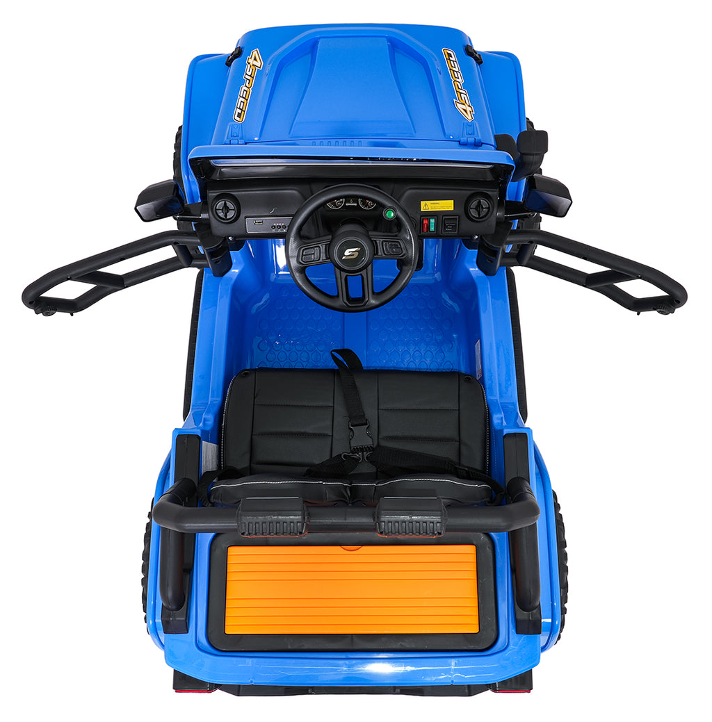 Elektrické autíčko Jeep Monster modrá
