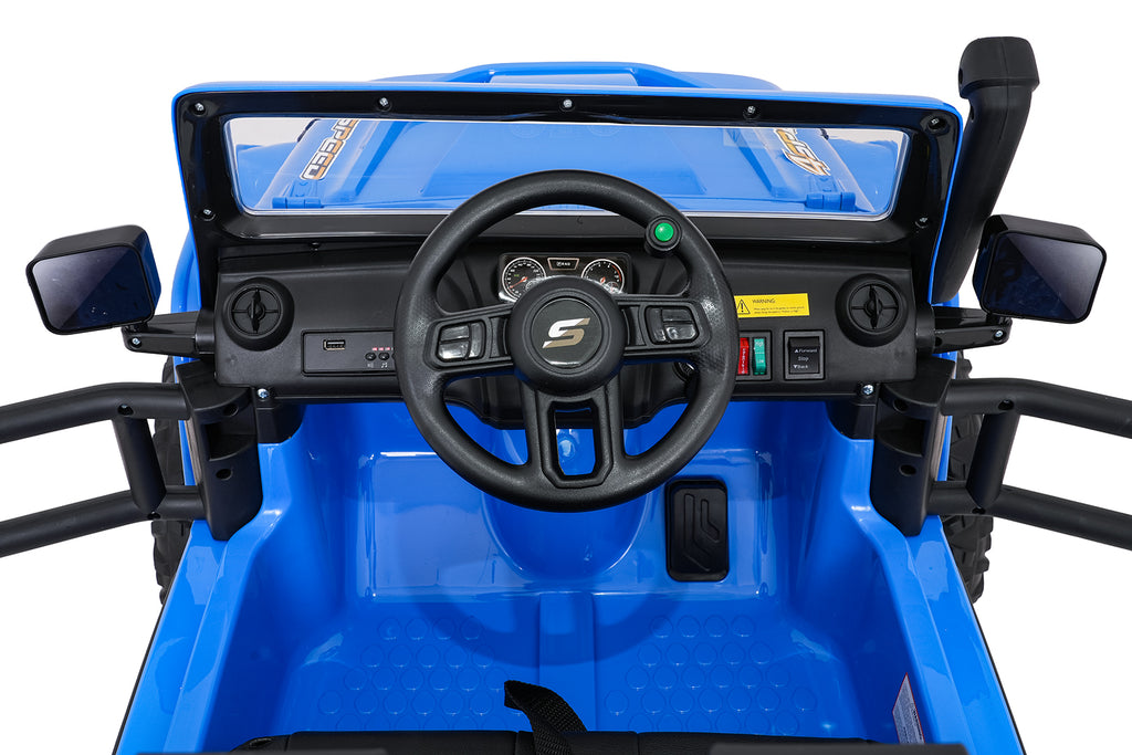 Elektrické autíčko Jeep Monster modrá