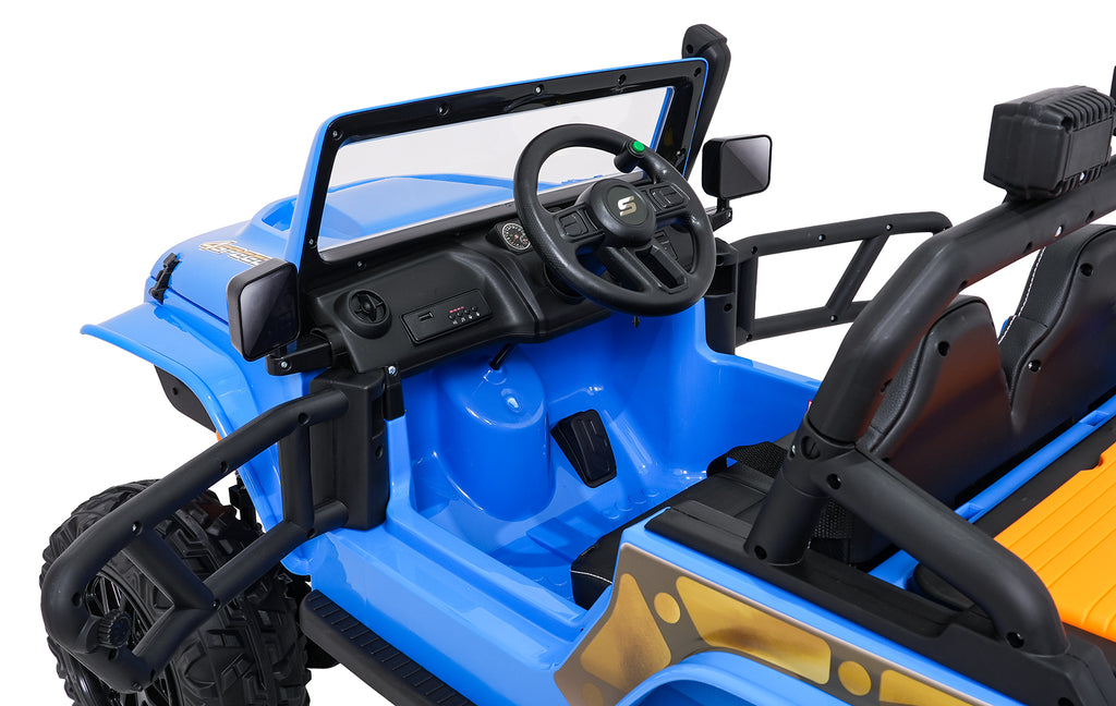 Elektrické autíčko Jeep Monster modrá